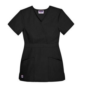 Bundle of 3 black scrub tops  NWT